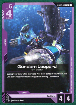 Gundam Leopard - Dual Impact GD02-064 - Gundam Card Game TCG Card - Image 1