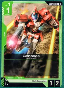 Genoace - Dual Impact GD02-030 - Gundam Card Game TCG Card - Image 1