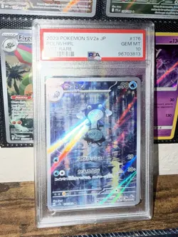 Poliwhirl 176/165 PSA 10 Pokemon TCG Illustration Rare Card Japanese - Image 1
