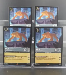 Disney Lorcana Nala - Undaunted Lioness 173/204 Fabled Rare 4 Cards - Image 1