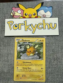 Pokemon Trading Card Dedenne XY Furious Fists Regular 34/111 Near Mint - Image 1