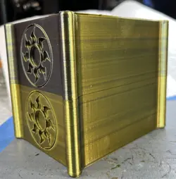 MTG Commander Deck Box w/ Window, 100 Double Sleeved Card, Magnetic Lid - Image 5