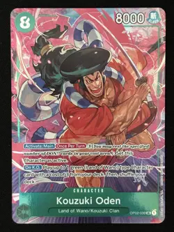 Kouzuki Oden (OP02-030) (Alternate Art) - Paramount War (OP02) - One Piece Card - Image 1