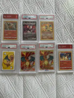 Pokemon graded Card Lot Charizard - Image 1