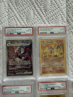 Pokemon graded Card Lot Charizard - Image 2