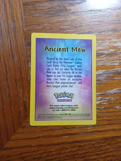 Ancient Mew Detail Card Insert Pokemon TCG - Image 1