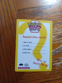 Ancient Mew Detail Card Insert Pokemon TCG - Image 2