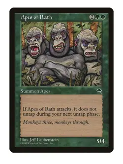 Apes of Rath MTG Tempest Uncommon LP Lightly Played Single Card - Image 1