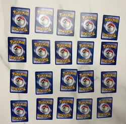 Lot of 20 Pokemon Cards Base Set including Unown 38 - Image 4