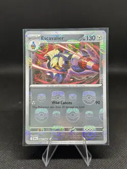 Escavalier 060/086 Master Ball Holo Rare Black Bolt Pokemon Card - Pack Fresh NM - Image 1