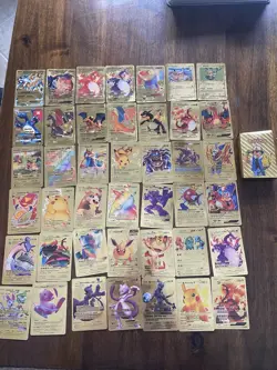 Pokemon 42 Cards Gold Cards Includes Mega Charizard and More - Image 3
