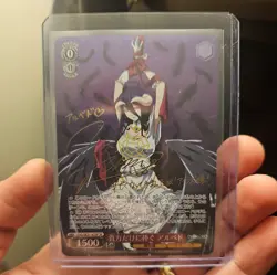 Signed Weiss Schwarz Overlord Albedo Card OVL/SE51-47SP SP FOIL JP - Image 1