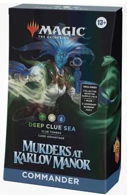 MtG: Murders at Karlov Manor - Commander Deck - Deep Clue Sea - NEW/SEALED - Image 1