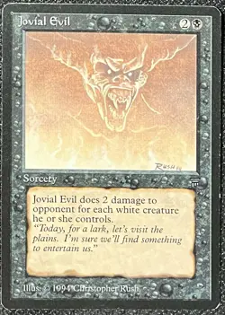 Magic the Gathering MtG Legends Jovial Evil - LP - Image 1