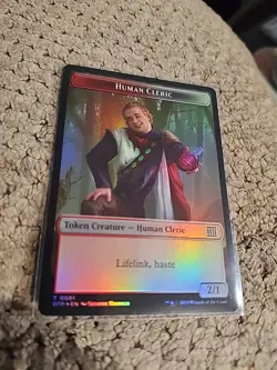 Treasure Human Cleric Double-Sided Token Outlaws of Thunder Junction Foil - Image 2