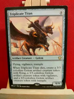 Triplicate Titan - The List - Commander 2021 - Rare - NM - MTG - Image 1