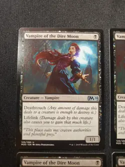 4x VAMPIRE OF THE DIRE MOON Core Set 2020 M20 Magic The Gathering MTG NM - Image 2