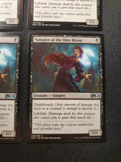 4x VAMPIRE OF THE DIRE MOON Core Set 2020 M20 Magic The Gathering MTG NM - Image 4