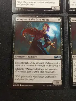 4x VAMPIRE OF THE DIRE MOON Core Set 2020 M20 Magic The Gathering MTG NM - Image 5