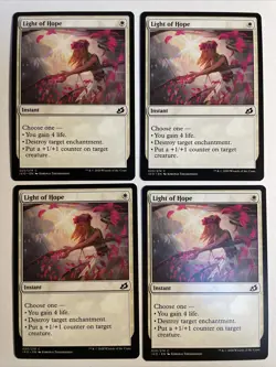 4x Mtg Ikoria Lair Of Behemoths Light Of Hope NM/M Magic the Gathering - Image 1