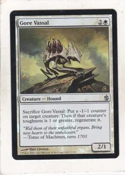 Magic MTG: Foil: Mirrodin Besieged: Gore Vassal - Image 1