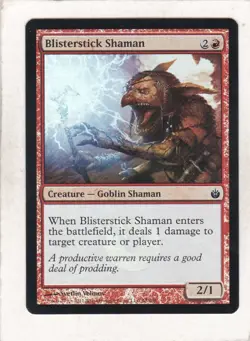 Magic MTG: Foil: Mirrodin Besieged: Blisterstick Shaman - Image 1