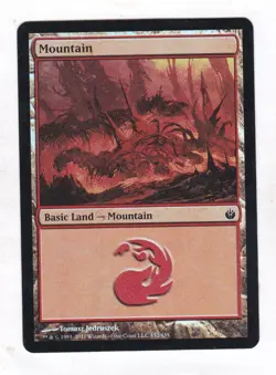 Magic MTG: Foil: Mirrodin Besieged: Mountain #152 - Image 1