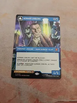 Norman Osborn Borderless Foil Marvel's Spider-Man MTG NM - Image 1