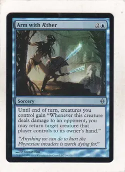 Magic MTG: Foil: New Phyrexia: Arm with Aether - Image 1