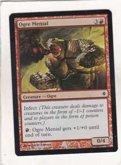 Magic MTG: Foil: New Phyrexia: Ogre Menial - Image 1