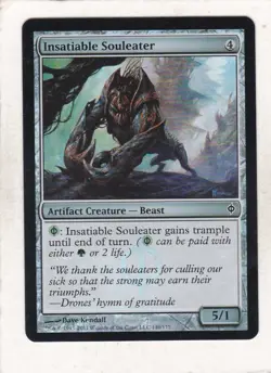 Magic MTG: Foil: New Phyrexia: Insatiable Souleater - Image 1