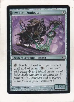 Magic MTG: Foil: New Phyrexia: Pestilent Souleater - Image 1