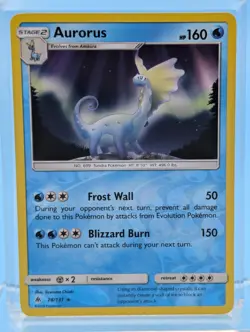 Aurorus 28/131 Reverse Holo - Rare - Pokemon Forbidden Light - LP - See Video - Image 1