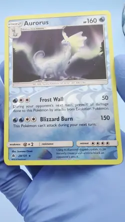 Aurorus 28/131 Reverse Holo - Rare - Pokemon Forbidden Light - LP - See Video - Image 2