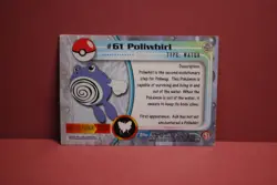 Topps Pokemon TV Animation Edition Series 1 #61 Poliwhirl Foil Light Play - Image 4