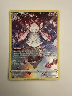 Diancie Full Art GG13/GG70 Ultra Rare Crown Zenith Pokemon TCG Near Mint - Image 1