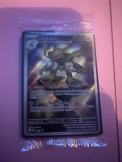 Pokemon TCG Alakazam MEP 009 Still sealed. Black star promo - Image 1