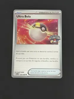 Pokemon Portuguese Ultra Ball 131/132 Mega Evolution LAIC 2026 Promo Ultra Bola - Image 1