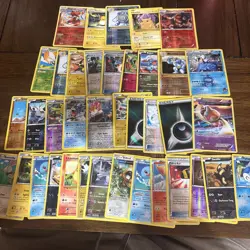 Pokemon Holo And Reverse Foil Team Aqua And More Mid Era Fire Lot Collection - Image 1