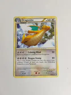 Dragonite 18/102 Rare Triumphant Pokemon Vintage TCG Non Holo Free Canadian Ship - Image 3