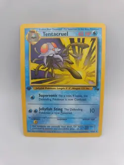 Tentacruel 44/62 - Pokemon - Fossil - 1st Edition - Uncommon - WOTC - Vintage HP - Image 1