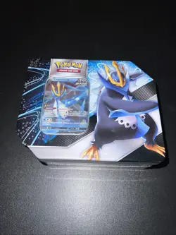 Pokemon TCG V Strikers Tin - Empoleon V - Sealed 820650809552 - Image 1
