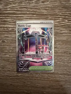 116/094 Battle Cage : Rare Ultra Card : Phantasmal Flames : Pokemon TCG - Image 1