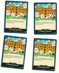 Set Of 4 Corrida Coliseum OP04-096 C Kingdoms Of Intrigue One Piece Trading Card - Image 3