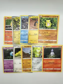 Yuka Morii Pokemon Card Bundle 10x Cards Total #105 - Image 1