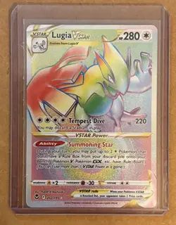 Lugia VSTAR - 202/195 - Pokemon Silver Tempest Secret Rare Card NM - Image 1