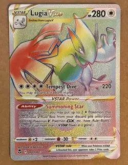 Lugia VSTAR - 202/195 - Pokemon Silver Tempest Secret Rare Card NM - Image 2