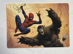 Spider-Ham, Peter Porker Art Card (Gold-Stamped Signature) - Art Series MTG - Image 4