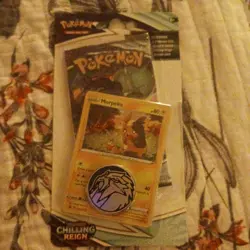 Pokemon Booster Blister Pack 2021 Sword and Sheild Chilling Reign Morpeko Cards - Image 1