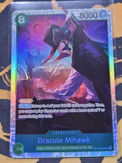 Dracule Mihawk SR - OP12-030 - NM Raw - One Piece TCG Card - Image 1